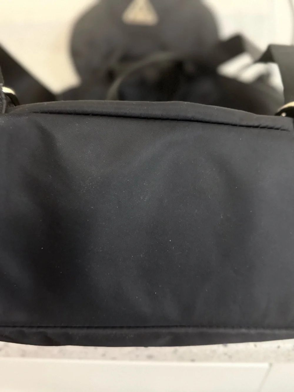 GUESS‎ Black Backpack Buckle Accent Zipper Closure Adjustable Strap Pockets